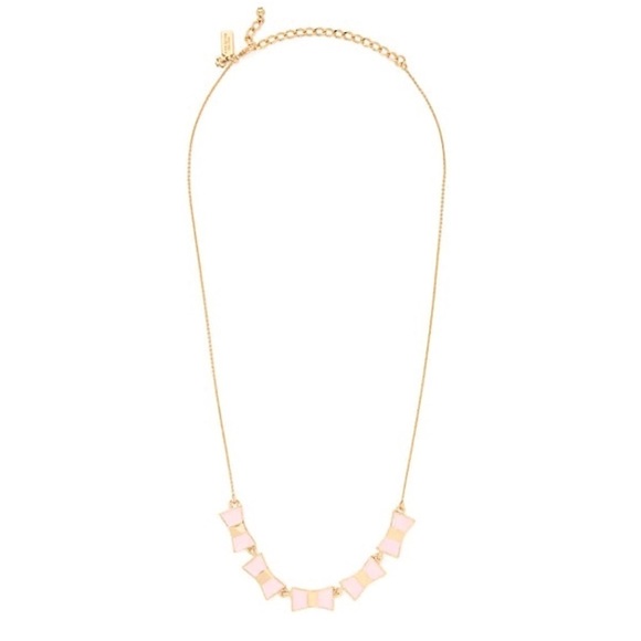 KATE SPADE • Bow Shoppe Row Necklace - Picture 2 of 5